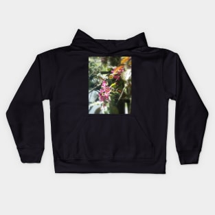 red Malus 'Radiant' crab apple blossoms #12 Kids Hoodie